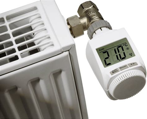 El termostato programable de un radiador